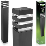 Садовий ліхтар стовпчик — 80 см, від мережі, Lumiled Taxus2